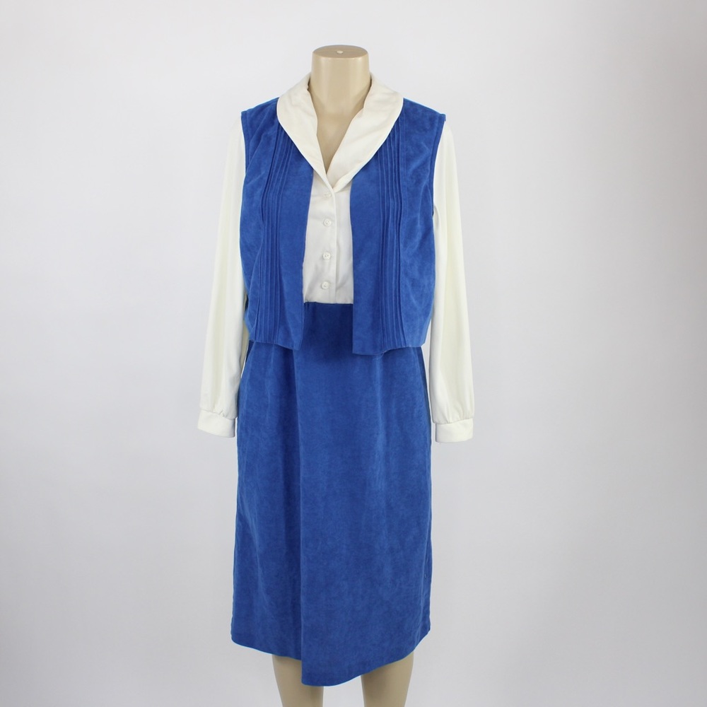 Vintage 70s Amy Deb two piece dress & cardigan